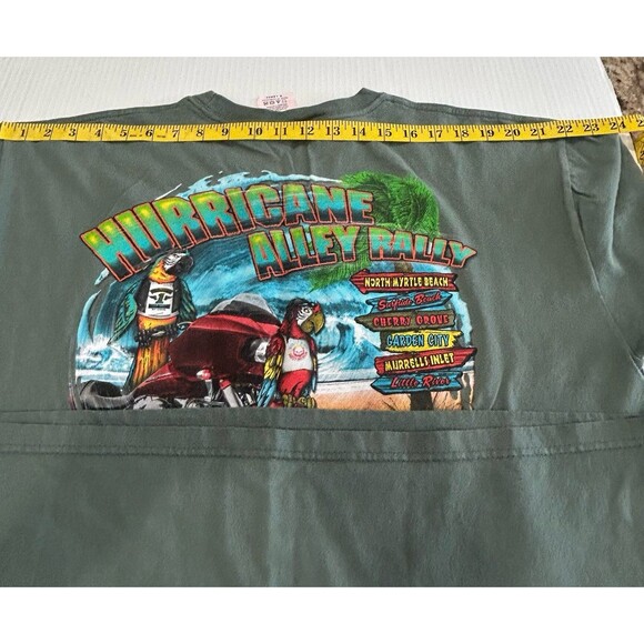 Harley-Davidson T-Shirt Men’s Size XL Gray Hurricane Alley Rally 2021 Graphic - Picture 10 of 11